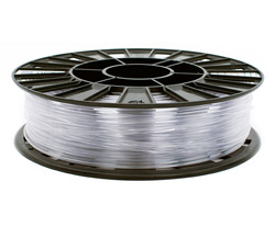 Plastic  PLA 1.75mm color transparent, spool 0.5kg, ANET