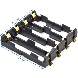 Батарейний відсік 4*18650 PCB SMD