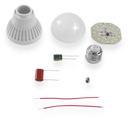 Assembly kit  Bulb LED 7W cold light