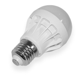 LED lamp  LED 5W cool light, milky plastic