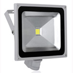 LED floodlight 50W/0.5W warm light, motion sensor