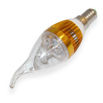 Housing<gtran/> LED lamp 3W, E14, candle<gtran/>