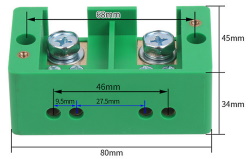 Распределительный блок FJ6/JHD 2 in - 4 out Green