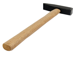 Hammer with wooden handle, 200 g, NT-0212