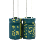 Capacitor CD110<gtran/> 220uF 35V 8*12 105C [Low ESR]