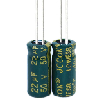 Capacitor CD110 22uF 50V 5*11 105C [Low ESR]