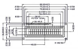 LCD1602A 5v символьний дисплей  жовто-зелений фон