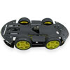 Robot chassis  4-wheel drive, black