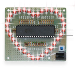 Набор для складання Сердце 32 светодиода