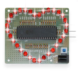 Набор для складання Сердце 32 светодиода