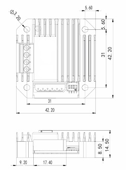 Module Stepper motor driver 42x42