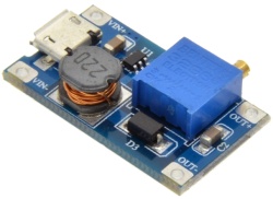 DC/DC Converter Module MT3608 STEP-UP microUSB 2-24V/5-28V 2A max.