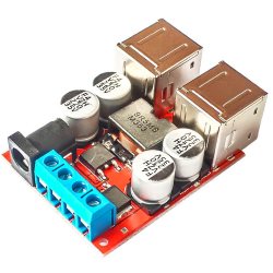 Модуль DC/DC перетворювача STEP-Down 8-35V / 5V 8A 4xUSB