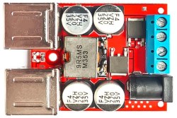 Модуль DC/DC перетворювача STEP-Down 8-35V / 5V 8A 4xUSB