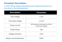 Модуль DC/DC перетворювача 36w повышающе-що знижує 1.8-32v 4a