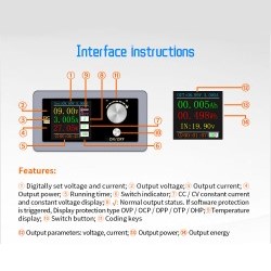 Модуль DC/DC перетворювача 80W DC-580 повышающе-понижающий 1.8-32V 5A