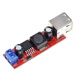 Модуль DC/DC перетворювача LM2596S 3A / 7-35V / USB 5V HW-272