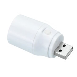 Ліхтарик USB LED 1W з лінзою та вимикачем