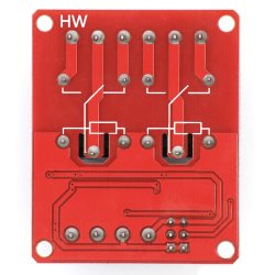 Модуль 2 реле 12v 10a з опторазвязкой HW-279