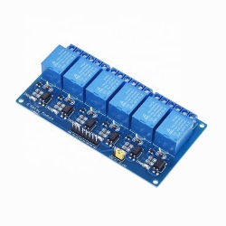 Module 51 AVR  6 5V relays with opto-decoupling