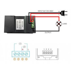 Module Energy-wattmeter AC 250V 20A P06S-20