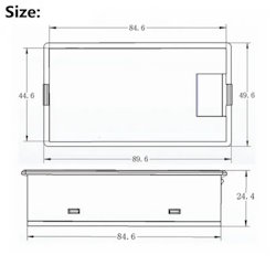 Модуль Энергометр-ваттметр AC 250V 100A P06S-100