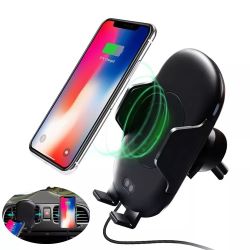  Car phone holder  Qi wireless charger D3 black