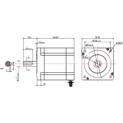 Шаговый двигатель Nema 34 86BYGH450A