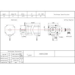 Stepper motor Nema 34 86BYG250H