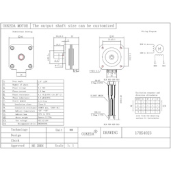 Кроковий двигун Nema 17 17HS4023