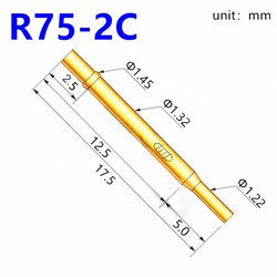 Pogo Pin contact holder R75-2C