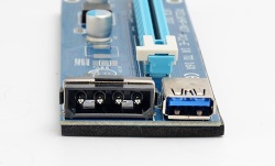 Плата Riser PCI-E USB3.0 ver 007