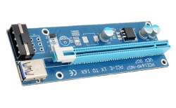 Плата Riser PCI-E USB3.0 ver 007