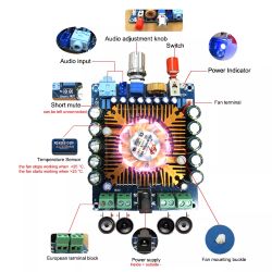 Amplifier XH-M521 4x50W