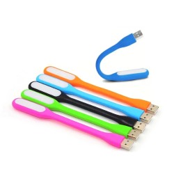 LED lamp USB flexible blue white cold light