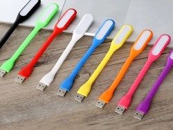 LED lamp USB flexible yellow white cold light