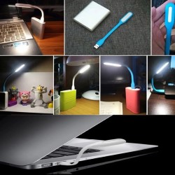 LED lamp USB flexible yellow white cold light