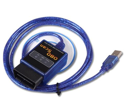 OBD diagnostic adapter  ELM327 USB typ B mini