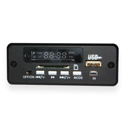 Фронтальна панель ZTV-CT02C + B MP3/FM/USB/SD,MMCcard/AUX/BT/пульт