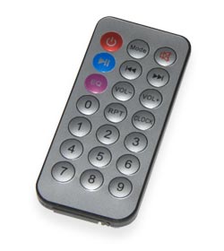 Фронтальная панель ZTV-CT10E MP3/USB/TF (Micro SD)/пульт, черный