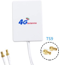 Антенна 3G/4G AH-4G-1 2xTS9 Male 28dbi