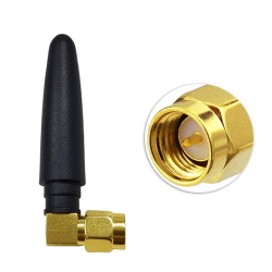 Antenna 2.4G SMA Male Angled L=51mm 1-3dBi v2