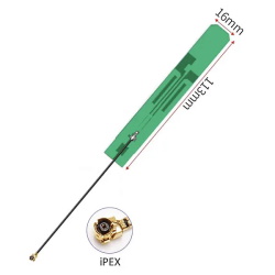 Antenna 600-6000MHZ IPEX 8dBi 16*113mm bult-in antenna