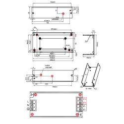 Блок живлення 42V 4A 200W BT-200S42H