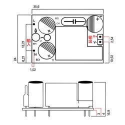 Блок живлення 12V 500mA 6W MD-U6S12