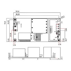 Блок питания 24V 3A 72W MP-U72S24