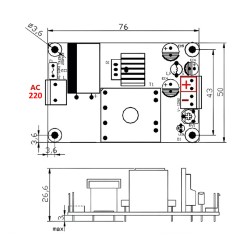 Блок живлення 48V 1A 48W MP-U48S48