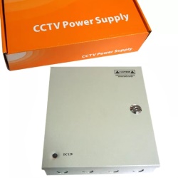 Power supply in box 12V 10A 9CH with Superpower lock