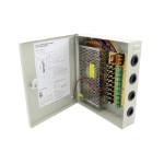 Power supply in box 12V 10A 9CH with Superpower lock