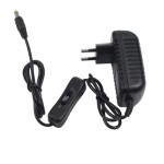 Блок живлення 24V 1A plug 5.5x2.5mm + выключатель